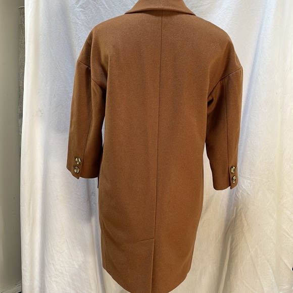 Anthropologie/ Cartonnier 3/4 Sleeve Wool Blend Coat - Picture 4 of 7
